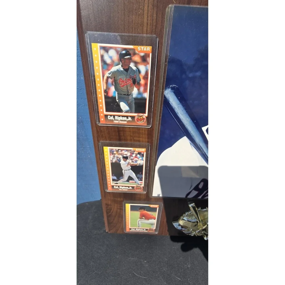 Cal Ripkin Jr. Commemorative Wooden Display Plaque Baltimore Orioles Baseball